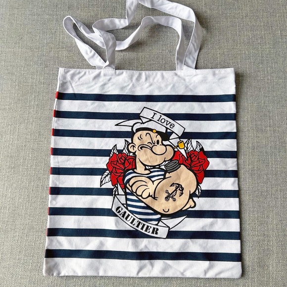 Betty Boop and Popeye tote bag by Paul Gaulthier - Picture 2 of 9
